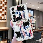 For Samsung Galaxy S24 FE 5G Colorful Painting Pattern TPU Phone Case(Black Cat) - 2