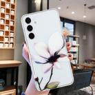 For Samsung Galaxy S24 FE 5G Colorful Painting Pattern TPU Phone Case(White Flowers) - 2