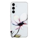 For Samsung Galaxy S24 FE 5G Colorful Painting Pattern TPU Phone Case(White Flowers) - 3