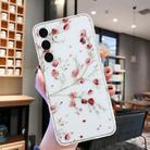 For Samsung Galaxy S24 FE 5G Colorful Painting Pattern TPU Phone Case(Red Flowers) - 2