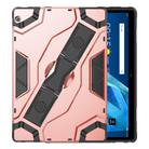 For Lenovo Tab M10 TB-X605 Escort Series TPU + PC Shockproof Protective Case with Holder(Rose Gold) - 2