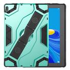 For Lenovo Tab E10 TB-X104F Escort Series TPU + PC Shockproof Protective Case with Holder(Mint Green) - 2