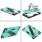 For Amazon Kindle Fire 7 (2019) Escort Series TPU + PC Shockproof Protective Case with Holder(Mint Green) - 3