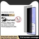 For Realme GT 6T 5G Global imak 3D Curved Privacy Full Screen Tempered Glass Film - 3