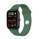 20mm For Huami Amazfit GTS Silicone Watch Band(Army Green) - 1