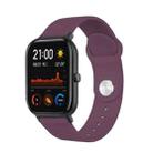 20mm For Huami Amazfit GTS Silicone Watch Band(Purple) - 1