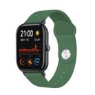 22mm For Huami Amazfit GTS Silicone Watch Band(Army Green) - 1