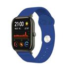 22mm For Huami Amazfit GTS Silicone Watch Band(Blue) - 1