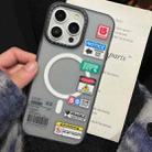 For iPhone 15 Pro Double-Layer Frosted IMD MagSafe Phone Case(Personalized Label) - 2