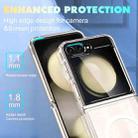 For Samsung Galaxy Z Flip5 5G MagSafe Transparent Shockproof PC Folding Phone Case - 2