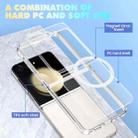 For Samsung Galaxy Z Flip5 5G MagSafe Transparent Shockproof PC Folding Phone Case - 3