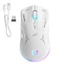 ONIKUMA CW917 RGB 4800DPI Dual Mode Wired + 2.4GHz Wireless Mouse(White) - 1