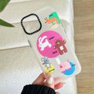 For iPhone 14 Double-Layer Frosted IMD MagSafe Phone Case(Animals) - 3