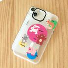 For iPhone 14 Pro Double-Layer Frosted IMD MagSafe Phone Case(Animals) - 2