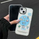 For iPhone 12 Double-Layer Frosted IMD MagSafe Phone Case(Pool Animals) - 3