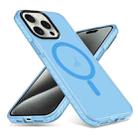 For iPhone 15 Pro Max Skin Feel Airbag Shockproof MagSafe Phone Case(Blue) - 1