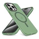 For iPhone 15 Pro Skin Feel Airbag Shockproof MagSafe Phone Case(Green) - 1