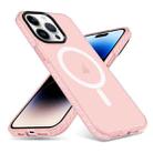 For iPhone 14 Pro Max Skin Feel Airbag Shockproof MagSafe Phone Case(Pink) - 1