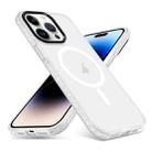 For iPhone 14 Pro Max Skin Feel Airbag Shockproof MagSafe Phone Case(Transparent) - 1