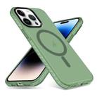 For iPhone 14 Pro Skin Feel Airbag Shockproof MagSafe Phone Case(Green) - 1