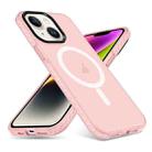 For iPhone 14 Plus Skin Feel Airbag Shockproof MagSafe Phone Case(Pink) - 1