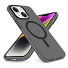 For iPhone 14 Plus Skin Feel Airbag Shockproof MagSafe Phone Case(Black) - 1