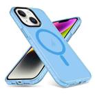 For iPhone 14 Plus Skin Feel Airbag Shockproof MagSafe Phone Case(Blue) - 1