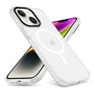 For iPhone 14 Plus Skin Feel Airbag Shockproof MagSafe Phone Case(Transparent) - 1