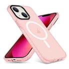 For iPhone 14 / 13 Skin Feel Airbag Shockproof MagSafe Phone Case(Pink) - 1