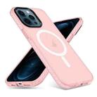 For iPhone 12 Pro Max Skin Feel Airbag Shockproof MagSafe Phone Case(Pink) - 1