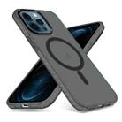 For iPhone 12 Pro Max Skin Feel Airbag Shockproof MagSafe Phone Case(Black) - 1