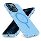 For iPhone 12 Pro Max Skin Feel Airbag Shockproof MagSafe Phone Case(Blue) - 1