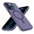 For iPhone 12 Pro Max Skin Feel Airbag Shockproof MagSafe Phone Case(Purple) - 1