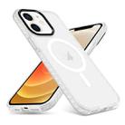 For iPhone 12 / 12 Pro Skin Feel Airbag Shockproof MagSafe Phone Case(Transparent) - 1