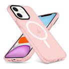 For iPhone 11 Skin Feel Airbag Shockproof MagSafe Phone Case(Pink) - 1