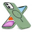 For iPhone 11 Skin Feel Airbag Shockproof MagSafe Phone Case(Green) - 1