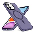 For iPhone 11 Skin Feel Airbag Shockproof MagSafe Phone Case(Purple) - 1