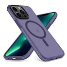 For iPhone 13 Pro Max Skin Feel Airbag Shockproof MagSafe Phone Case(Purple) - 1