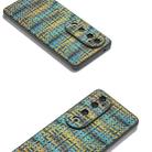 For vivo S19 Pro Black Frame Color Lattice Texture PU Phone Case(Gold) - 2