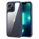 For iPhone 13 Pro Max Acrylic+TPU Transparent Shockproof Phone Case(Royal Blue) - 1