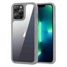 For iPhone 13 Pro Acrylic+TPU Transparent Shockproof Phone Case(Grey) - 1