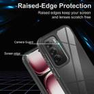 For OPPO Reno12 Pro Global Acrylic+TPU Transparent Shockproof Phone Case(Black) - 3