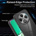 For OPPO Reno12 F 5G Acrylic+TPU Transparent Shockproof Phone Case(Black) - 3