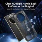 For Realme 12 Pro+ 5G Acrylic+TPU Transparent Shockproof Phone Case(Black) - 2