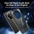 For Realme 11 5G / 11x Acrylic+TPU Transparent Shockproof Phone Case(Black) - 2