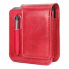 For Samsung Galaxy Z Flip 3 / 4 / 5 / 6 VIETAO Retro Thinking Series PU Shockproof Phone Bag, Without Pen(Red) - 1