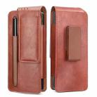 For Samsung Galaxy Z Fold 3 / 4 / 5 / 6 VIETAO Retro Thinking Series PU Shockproof Phone Bag, Without Pen(Brown) - 1