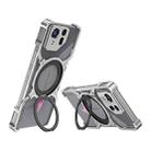 For Asus ROG Phone 8 / 8 Pro Mechanical Arm Borderless MagSafe Holder Metal Phone Case(Silver) - 1