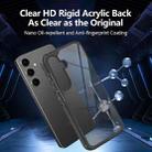 For Samsung Galaxy S23 FE 5G Acrylic+TPU Transparent Shockproof Phone Case(Black) - 2