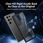 For Samsung Galaxy S25 Ultra 5G Acrylic+TPU Transparent Shockproof Phone Case(Black) - 2